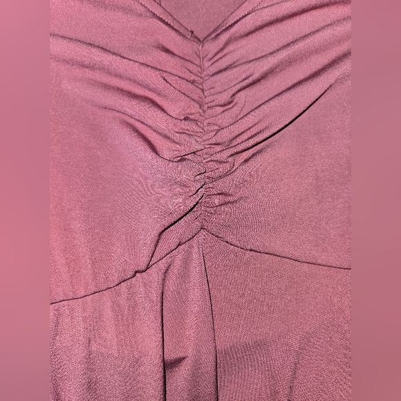 Torrid Mauve Long Sleeve Dress Size 1 - Picture 3 of 6